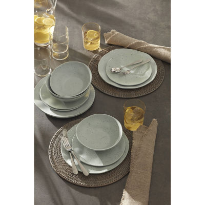 Oneida Terrazzo 12-pc. Melamine Dinnerware Set