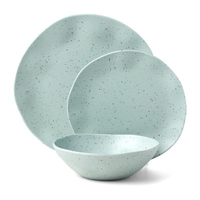 Oneida Terrazzo 12-pc. Melamine Dinnerware Set