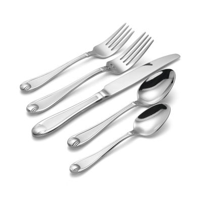 Oneida Satin Garnet 65-pc. 18/10 Stainless Steel Flatware Set