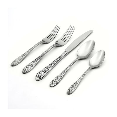 Oneida Ivy Flourish 20-pc. 18/10 Stainless Steel Flatware Set