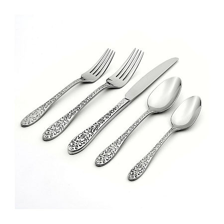 Oneida Ivy Flourish 20-pc. 18/10 Stainless Steel Flatware Set, One Size, Silver