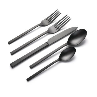 Oneida Allay Midnight 20-pc. Flatware Set