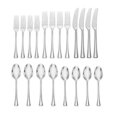 Oneida Faceta 20-pc. 18/10 Stainless Steel Flatware Set