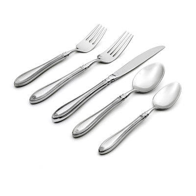 Oneida Sheraton 5-pc. 18/10 Stainless Steel Flatware Set, Color ...