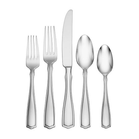 Oneida Carolina 65-pc. 18/10 Stainless Steel Flatware Set, One Size, Silver