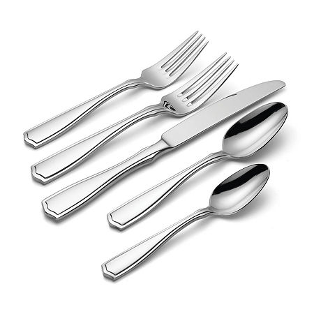 Oneida Carolina 65-pc. 18/10 Stainless Steel Flatware Set, One Size, Silver