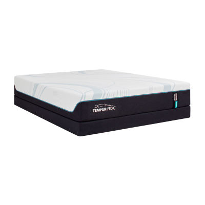 TEMPUR-Adapt™ 2.0 Medium - Mattress + Box Spring, Color: White And Teal ...