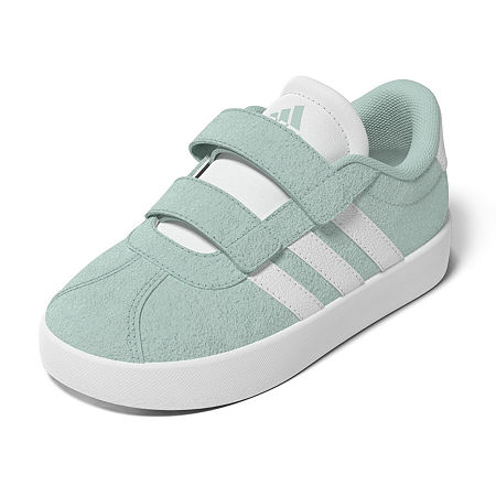 adidas Girls Vl Court 3.0 Sneakers, 10 Medium, Green