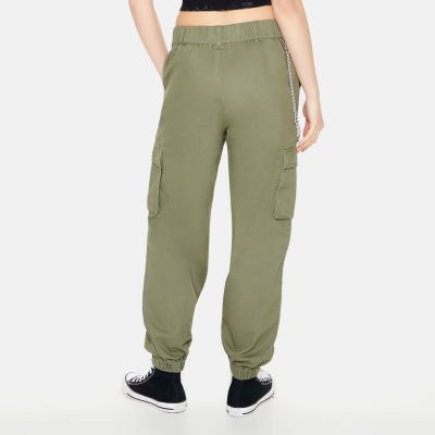 Forever 21 Chained Cargo Womens Mid Rise Jogger Pant Juniors