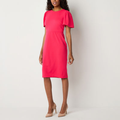 Liz Claiborne Short Sleeve Sheath Dress