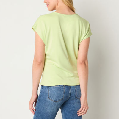 Sam And Jess Womens V Neck Blouse