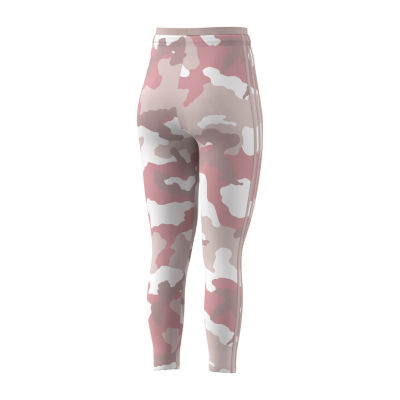 adidas Essentials 3 Stripes Camo Print 7/8 Length Leggings