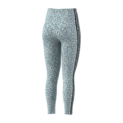 adidas Essentials 3 Stripe Animal Print Legging