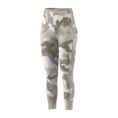 adidas Essentials 3 Stripes Camo Print 7/8 Length Leggings