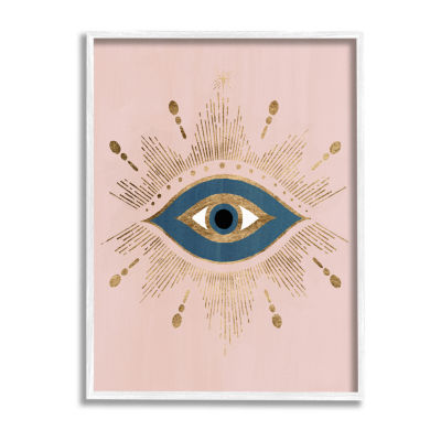 Stupell Industries Eye Glam Boho Framed Print