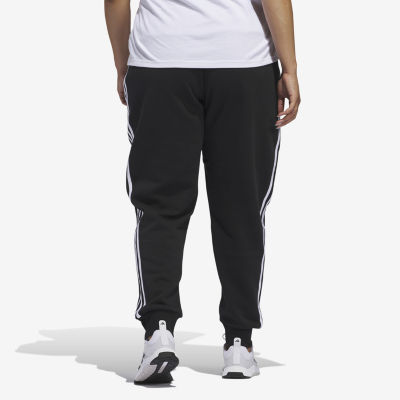 adidas Essentials 3 Stripes Fleece Jogger (Plus Size)