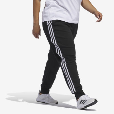 adidas Essentials 3 Stripes Fleece Jogger (Plus Size)