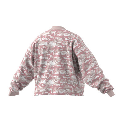 adidas Essentials 3 Stripes Camo Print Sweatshirt (Plus Size)