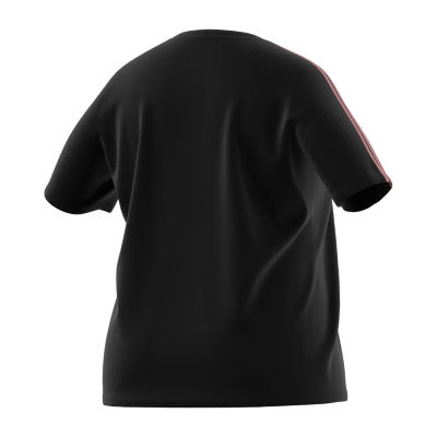 adidas Essentials 3 Stripes Tee (Plus Size)