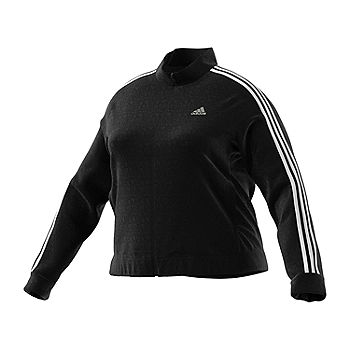 adidas Y2K Glam Velour Track Jacket (Plus Size), Color: Black - JCPenney adidas Y2K Glam Velour Track Jacket (Plus Size), Color: Black - JCPenney