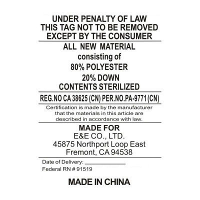 True North by Sleep Philosophy Londale All season Stain Release 3M Scotchgard Cotton Twill Supreme Down Blend Comforter