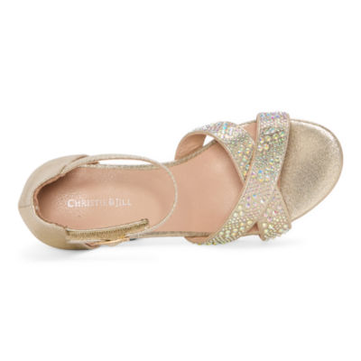 Christie & Jill Big Kid Girls Hope Strap Sandals