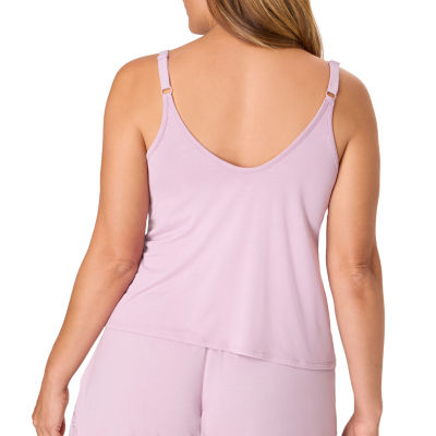 Bali Breathe Womens V Neck Sleeveless Pajama Top