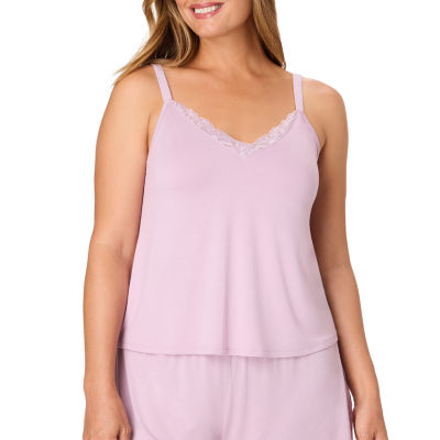 Bali Breathe Womens V Neck Sleeveless Pajama Top