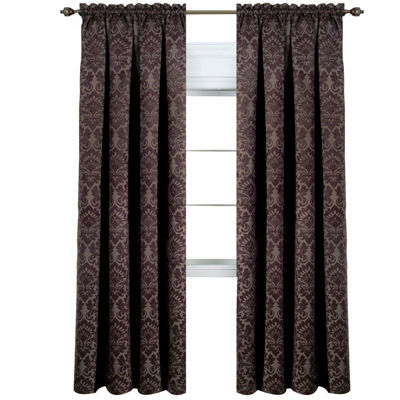 Sutton Rod Pocket Blackout Single Curtain Panel