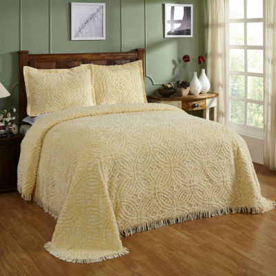 Better Trends Chenille Wedding Ring Bedspread JCPenney