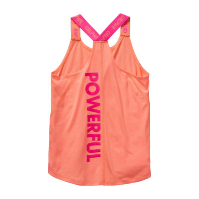 Xersion Little & Big Girls Round Neck Tank Top