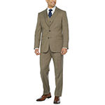 Stafford Super Suit Brown Tic Classic Fit Suit Separates