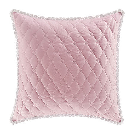 Royal Court Rosemary Euro Sham, One Size, Pink