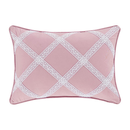 Royal Court Rosemary Boudoir Throw Pillow, One Size, Pink