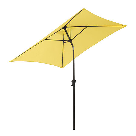 Square Patio Umbrella, One Size, Yellow