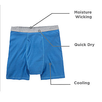 Hanes Men's Comfort Flex Fit Ultra Soft Cotton Stretch Boxer Briefs, 3  Pack, Sizes S-3XL 