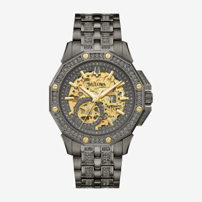 Bulova crystal hot sale mens watch