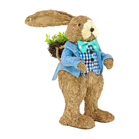 National Tree Co. Bunny Figurine, One Size, Brown