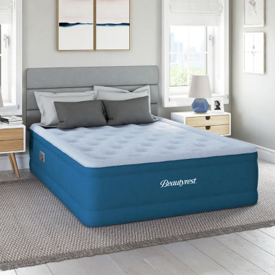 Beautyrest Comfort Plus 18" Offset Coil Full Air Mattress with Inset Pump