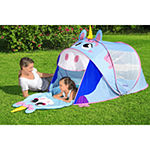 Bestway Adventurechasers Unicorn Play Pop-Up Tent Pool Float
