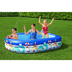 Bestway H2ogo! Sea Captain Inflatable Family With Uv Careful Sunshade Pool Float