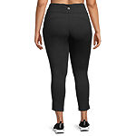 Sports Illustrated Womens High Rise 7/8 Ankle Leggings Plus