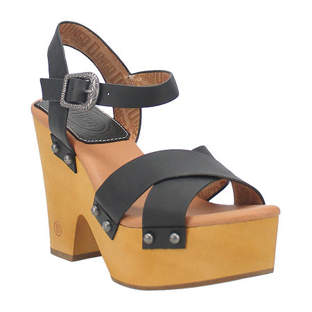  -Dingo Womens Woodstock Heeled Sandals