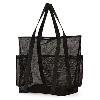 Mixit Mesh Tote, Color: Black - JCPenney