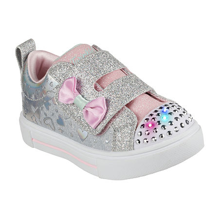  Sneakers - Skechers Twinkle Sparks Heather Charmer Toddler Girls Sneakers