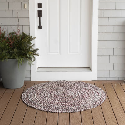 Colonial Mills Luna Tweed Reversible Round Doormat