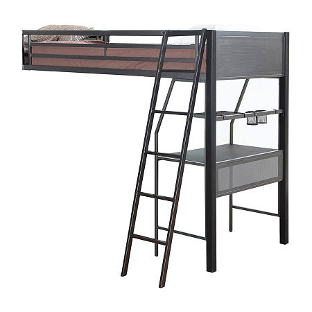 Meyers Kid's Loft Bed, One Size, Black