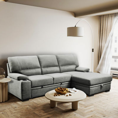 Gallo 2-pc. Pad-Arm Sleeper Sectional