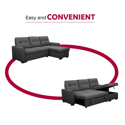 Irving 2-pc. Curved Slope-Arm Upholstered Sectional