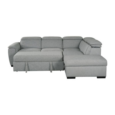 JCPenney Joss 3-pc. Pad-Arm Upholstered Sectional